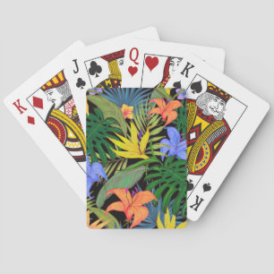 Tropical Hawaii Aloha Flower Graphic Casinokort
