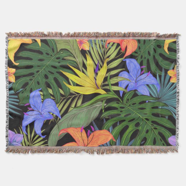Tropical Hawaii Aloha Flower Graphic Filt (Framsidan)