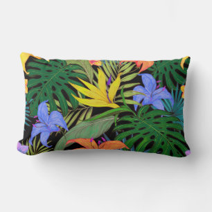 Tropical Hawaii Aloha Flower Graphic Lumbarkudde