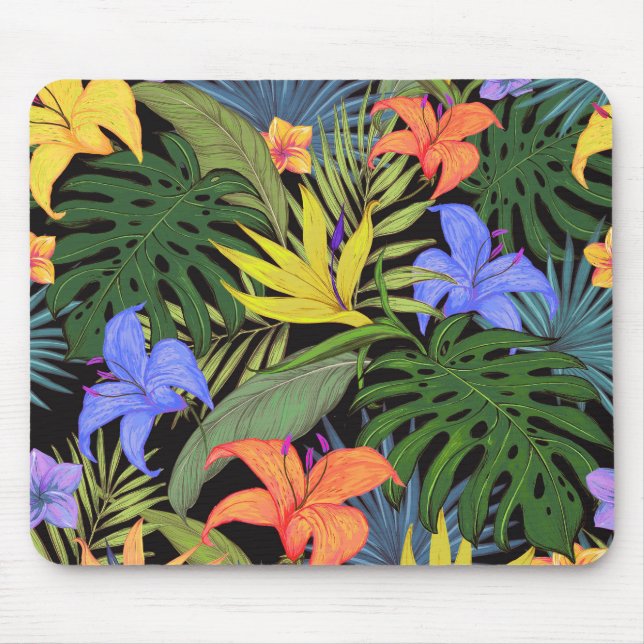 Tropical Hawaii Aloha Flower Graphic Musmatta (Framsidan)