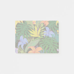 Tropical Hawaii Aloha Flower Graphic Post-it Block