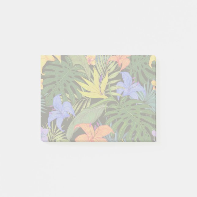 Tropical Hawaii Aloha Flower Graphic Post-it Block (Framsida)