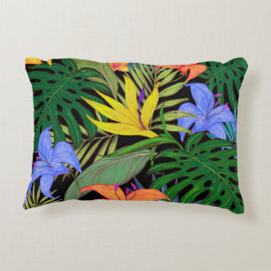 Tropical Hawaii Aloha Flower Graphic Prydnadskudde