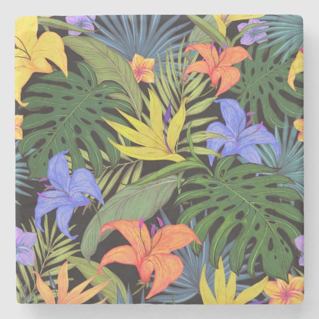 Tropical Hawaii Aloha Flower Graphic Stenunderlägg (Framsidan)