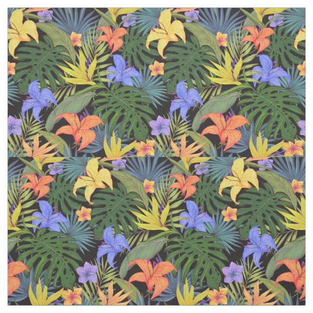 Tropical Hawaii Aloha Flower Graphic Tyg (Provkarta)