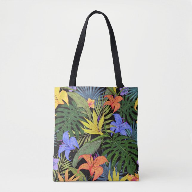 Tropical Hawaii Aloha Flower Graphic Tygkasse (Framsida)