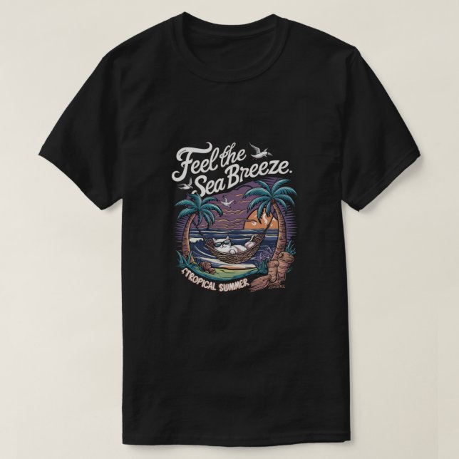 Tropical Hawaii Design Vacacation T Shirt (Design framsida)