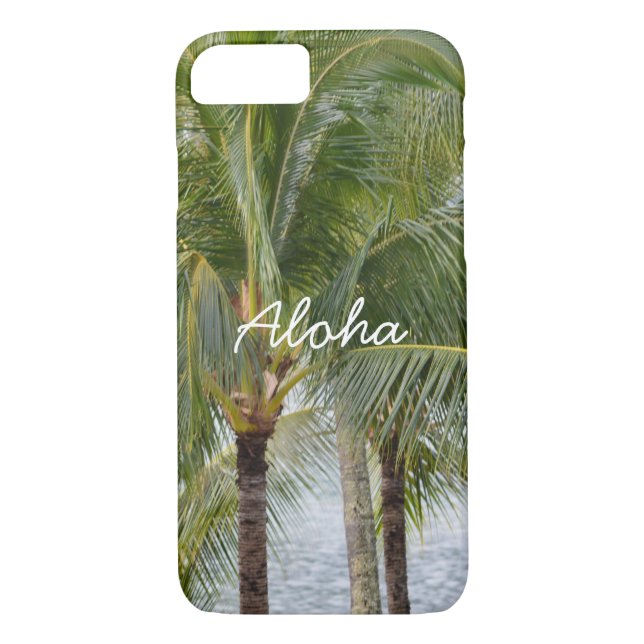 Tropical Hawaii Handflatan Träd Case-Mate iPhone Skal (Baksida)