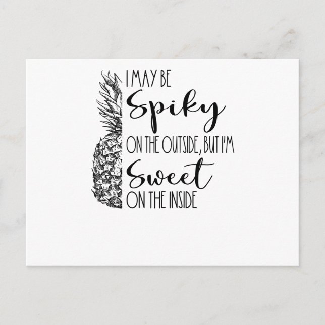 Tropical Hawaii Helgdag Pineapple Sendersommar Vykort (Framsida)