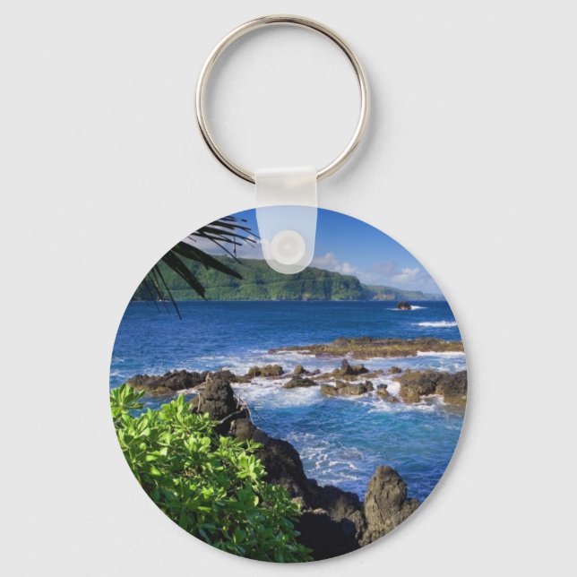 Tropical Hawaii Keychain Nyckelring (Framsida)