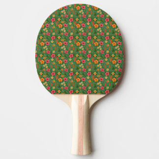 Tropical/Hawaii patterned floral Pingisracket