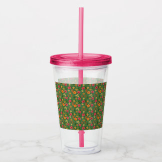 Tropical/Hawaii patterned floral Take Away Mugg