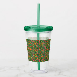Tropical/Hawaii patterned floral Take Away Mugg