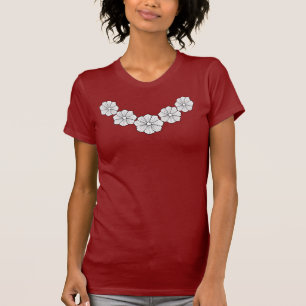 Tropical Hawaii Women's Flower T-Shirt