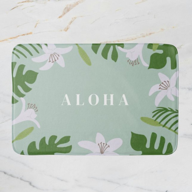 Tropical Hawaiian Bath Mat Badrumsmatta (Skapare uppladdad)
