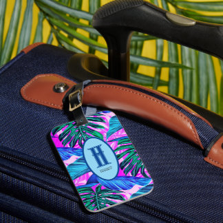 Tropical Hawaiian Blue Bagagebricka