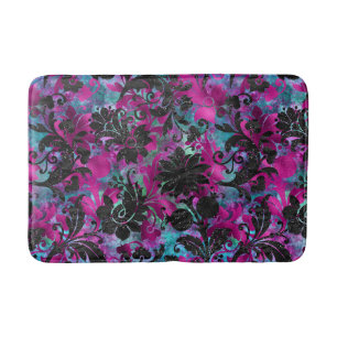 TROPICAL HAWAIIAN BRIGHT BATH MAT BADRUMSMATTA