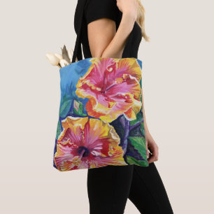 Tropical Hawaiian Hibiscus Tygkasse