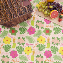 Tropical Hawaiian Hula Dancer Mysigt Art