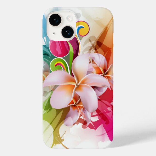 Tropical Hawaiian iPhone 14 Fodral (Baksida)