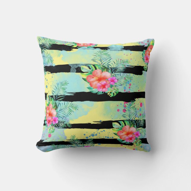 Tropical Hawaiian Pillow Kudde (Framsida)