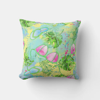 Tropical Hawaiian Pillow Kudde
