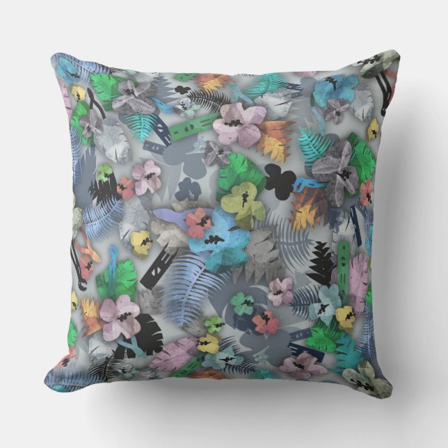 Tropical Hawaiian Print for Electrician Kudde (Framsida)