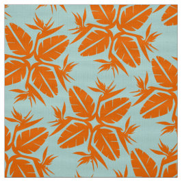 Tropical Hawaiian Quilt Pattern Bird of Paradise  Tyg