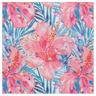 Tropical Hibiscus Breeze Tyg