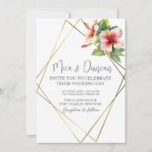 Tropical Hibiscus Bröllop