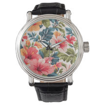 Tropical Hibiscus Flowers Elegance