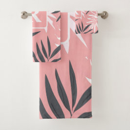 Tropical Hibiscus rosa Monogram personlig