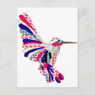 Tropical Hummingbird Vykort