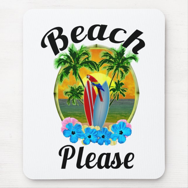 Tropical Island Beach, ljus Musmatta (Framsidan)