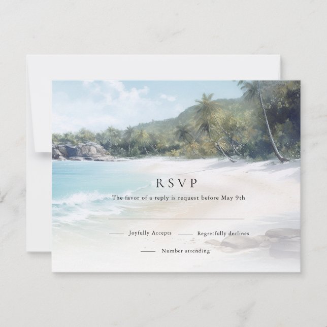 Tropical Island Beach Wedding OSA (Framsida)
