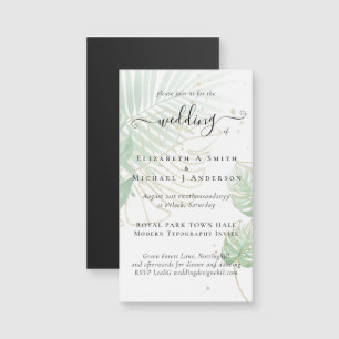 Tropical Island Handflatan Lövs Beach Wedding