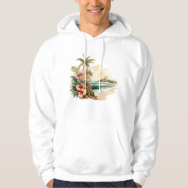 Tropical Island Hooded Sweatshirt