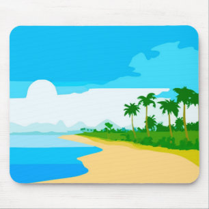 Tropical Island Mousepad Musmatta