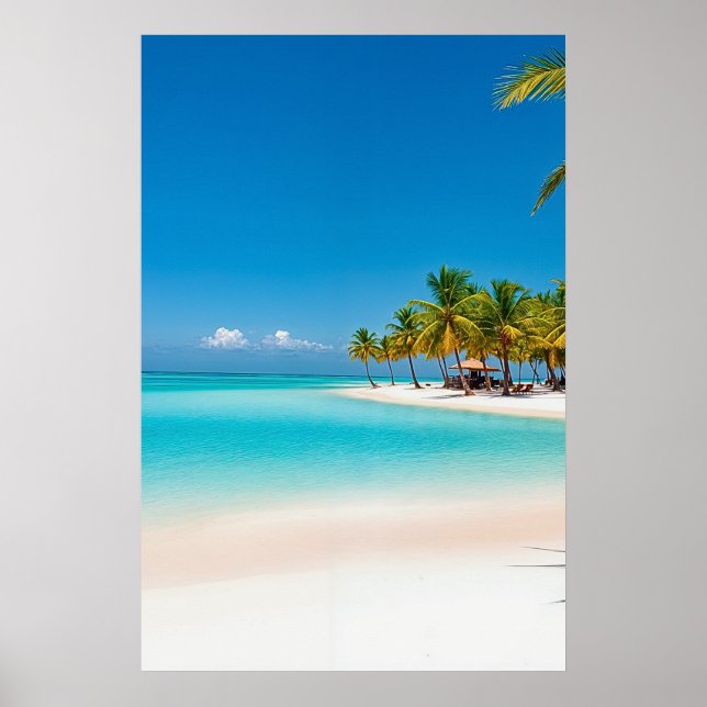 Tropical Island Paradise Poster (Framsidan)