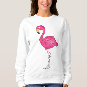 Tropical Island Paradise Shock rosa Flamingo Bird Tee