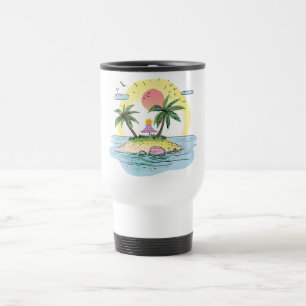 Tropical Island Sunset Drinkware Resemugg