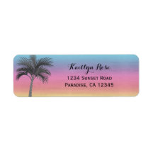 Tropical Island Sunset | PERSONLIG ADRESS