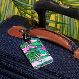 Tropical Island Vibes Personlig Bagagebricka