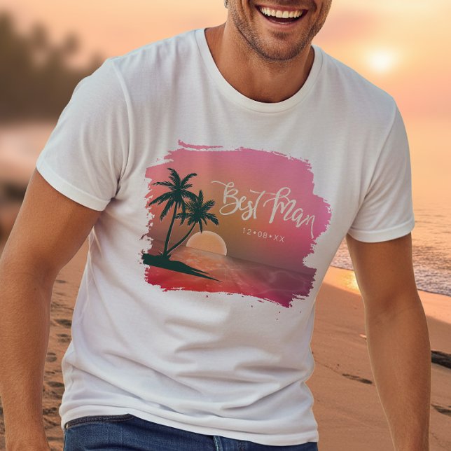 Tropical Isle Best Man Rosa ID581 T Shirt (Skapare uppladdad)