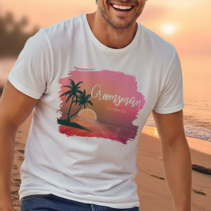Tropical Isle Bröllopsgäst Pink ID581 T Shirt