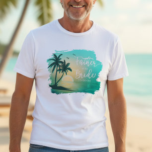 Tropical Isle Far åt Bruden Teal ID581 T Shirt