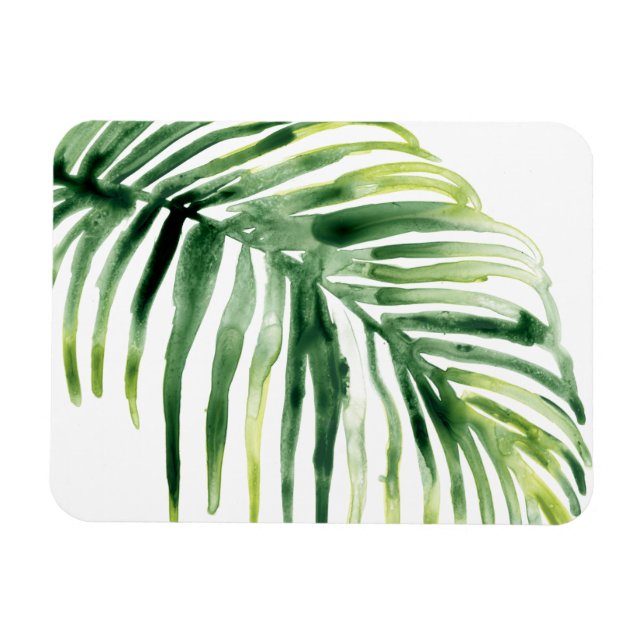 Tropical Jewel Löv Magnet (Horisontell)