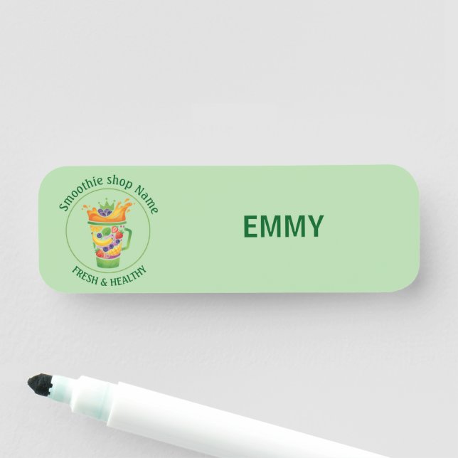 Tropical Juice Blend & Smoothie Juice shop Namnbricka (På plats)