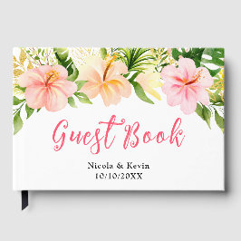 Tropical Jungle Floral Wedding Gästböcker