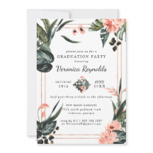 Tropical Jungle Greenery | ROSA BLOMMIGT STUDENTEN